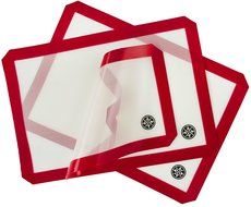 StarPack Silicone Baking Mat Set (3 Piece) - 2 x Half Sheet, 1 x Qtr Sheet - Bonus 101 Cooking Tips