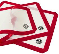 StarPack Silicone Baking Mat Set (3 Piece) - 2 x Half Sheet, 1 x Qtr Sheet - Bonus 101 Cooking Tips N2