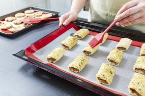 StarPack Silicone Baking Mat Set (3 Piece) - 2 x Half Sheet, 1 x Qtr Sheet - Bonus 101 Cooking Tips N5