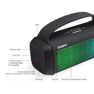 SAREPO Bluetooth Speaker Wireless Speaker - Portable Speakers Powerful Sound with Build in Microphone Waterproof... N4