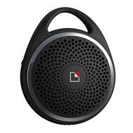 SoundDew Wireless Water resistant Portable Speakers Bluetooth Shower Speakers Mic Hands Free Phone Calls Black N2
