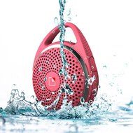SoundDew Wireless Water resistant Portable Speakers Bluetooth Shower Speakers Mic Hands Free Phone Calls Black N21