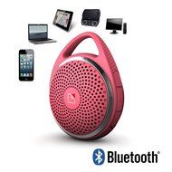 SoundDew Wireless Water resistant Portable Speakers Bluetooth Shower Speakers Mic Hands Free Phone Calls Black N23