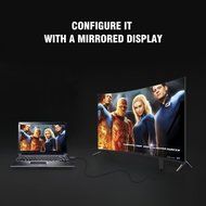 Cablor Gold Plated DP1.2 DisplayPort to HDMI Cable,1080P Full HD Video,Black Color 6ft/1.8M N6