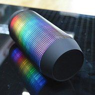 Pulse Wireless Bluetooth Speaker with Dynamic LED Lights and Hd Sound - Black