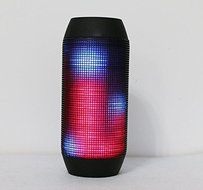 Pulse Wireless Bluetooth Speaker with Dynamic LED Lights and Hd Sound - Black N2
