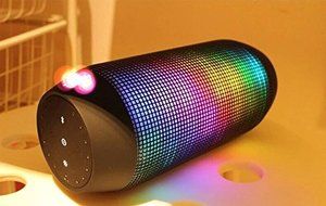 Pulse Wireless Bluetooth Speaker with Dynamic LED Lights and Hd Sound - Black N3