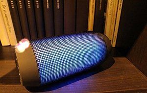 Pulse Wireless Bluetooth Speaker with Dynamic LED Lights and Hd Sound - Black N5