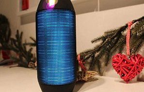 Pulse Wireless Bluetooth Speaker with Dynamic LED Lights and Hd Sound - Black N6