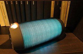 Pulse Wireless Bluetooth Speaker with Dynamic LED Lights and Hd Sound - Black N7