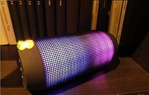 Pulse Wireless Bluetooth Speaker with Dynamic LED Lights and Hd Sound - Black N8