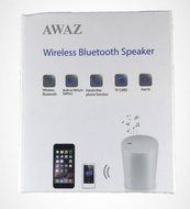 OE Awaz Portable Bluetooth Speaker Handsfree Sound Micro SD Auxilary input 3.5mm Audio USB 2.0 Small Compact White... N5