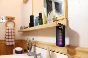 Latte SoundMagic Express Portable Bluetooth Speaker with 8 LED Modes Including 2 Equalizer (Black) N9