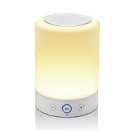 Wireless LED Bluetooth Speakers DBWOR - Wireless Bluetooth Speakers with Smart Touch LED Mood Lamp, Hands-free...