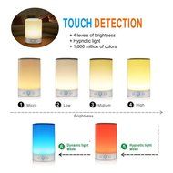 Wireless LED Bluetooth Speakers DBWOR - Wireless Bluetooth Speakers with Smart Touch LED Mood Lamp, Hands-free... N3