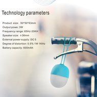 GranVela Smart Egg Ultra Portable Bluetooth Wireless Louder Speaker With Magic Lantern,For Iphone 6 Plus 5S 5C... N5