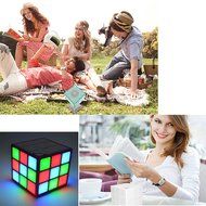 TopePop Portable Wireless Bluetooth Speaker Led Light Handsfree with Microphone TF Card Slot Mini Speaker for... N12