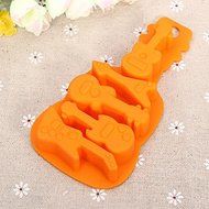 DIY Violin Guitar Cake Mold Silicone Chocolate Fondant Mould