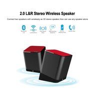 Trendwoo Twins Bluetooth Speaker Set, Dual Stereo Speakers Support 2.0 Left and Right 3D Surround Sound ,Wireless... N3