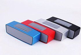 Voscale Speakers Parlances 3D Surround Subwoofer Stereo Support SD Card - Black N2