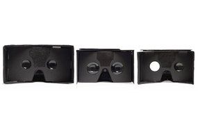 EightOnes VR Google Cardboard Kit with Head Strap and NFC (Jet Black) N8