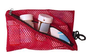 Vaultz Mesh Storage Bags, Assorted Colors and Sizes, 4 Bags (VZ01211) N3