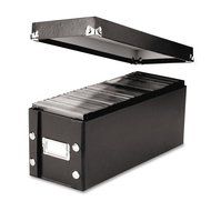 Snap-N-Store CD Storage Boxes, Set of 2 Boxes, Black (SNS01617) N7