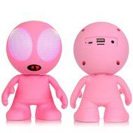 Freye Cute Alien Shape Portable Bluetooth Speaker with Stereo and Clear Bass, Support Line-in, USB, TF Card Input... N2