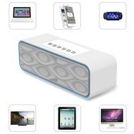 Freye Cute Alien Shape Portable Bluetooth Speaker with Stereo and Clear Bass, Support Line-in, USB, TF Card Input... N21