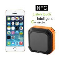 XINGLAN Military Grade Waterproof Portable Bluetooth 4.0 Speakers with 10 Hour Playtime for Outdoor/shower (Orange) N4