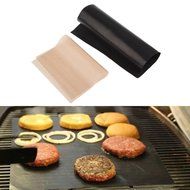 2pcs Baking Sheet Reusable BBQ Grill Mat Bake Nonstick Mats Sheet Hot Plate Safe Easy Clean