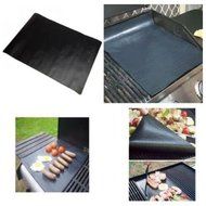 2pcs Baking Sheet Reusable BBQ Grill Mat Bake Nonstick Mats Sheet Hot Plate Safe Easy Clean N2