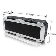 Hannuo ELlight 20W Portable Wireless Bluetooth Speaker Stereo Audio Output (Dual 10W Passive Loudspeaker Subwoofers... N2