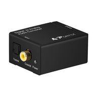 Portta PETDTAP Digital Coaxial Toslink to Analog (L/R) Audio Converter