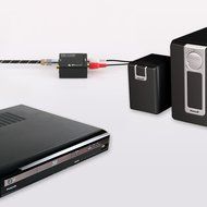 Portta PETDTAP Digital Coaxial Toslink to Analog (L/R) Audio Converter N5