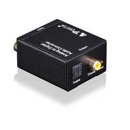 Portta PETDTAP Digital Coaxial Toslink to Analog (L/R) Audio Converter N8