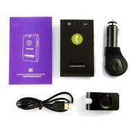 [Newest Version] SolidPin Wireless Bluetooth 4.0 A2DP Multipoint Sun Visor In-Car Auto Vehicle Speakerphone with... N4