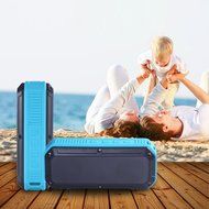 Soundmy Rugged,waterproof and Shockproof Wireless Bluetooth Speaker for Indoor/outdoor,hi-def Bass 2x3w (Light... N5