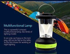EchoAcc&reg; Wireless Bluetooth Lantern Speaker + LED Lantern Flashlight for Travelling &amp; Camping Compatible for iPhone... N8
