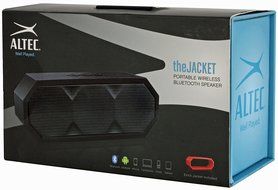 Altec Lansing The Jacket Bluetooth Speaker, Black (iMW455) N4