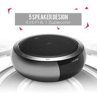 Haier Bluetooth 4.0 Speakers, Hifi Speaker with 5W Enhanced Bass, Dual Channel Stereo,Wireless Charger PowerPort... N8