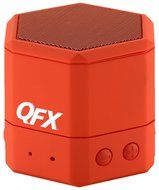 QFX BT-43WA Water Resistant Shockproof and Noise Cancelling Bluetooth Speaker - Red