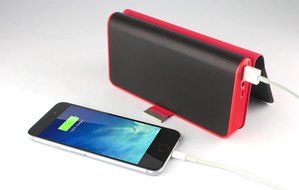 MODA ICHAU Portable Outdoor/Indoor Powerful Bass Wireless Bluetooth Speakers WITH Emergency Power Bank with Built-in... N4