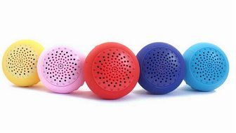 WHC-TECH New Mini Mushroom Wireless Great Sound,Water Resistant Bluetooth Speakers with Mic for iphone/ipad /Laptop... N9