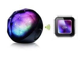 Bluetooth Speakers,Womail Wireless Bluetooth LED Color Lights Speaker Black N2