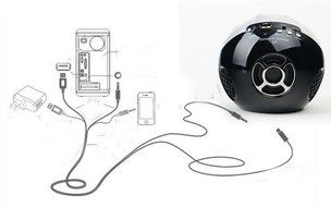 Bluetooth Speakers,Womail Wireless Bluetooth LED Color Lights Speaker Black N5