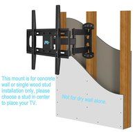Mounting Dream MD2377-KT TV Wall Mount Bracket Kit with Surge Protector, 2 HDMI Cables, Magnetic Bubble Level... N7