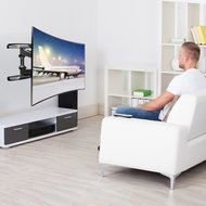 Loctek R2 For Both Flat Panel And Curved Panel UHD HD TV Wall Mount Bracket Articulating Arm Swivel &amp; Tilt for... N12
