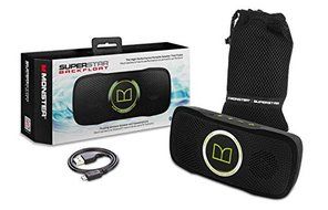 SuperStar BackFloat High Definition Bluetooth Speakers - Black with Neon Green N2