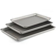Emeril Lagasse 62671 Aluminized Steel Nonstick 3-Piece Cookie Sheet